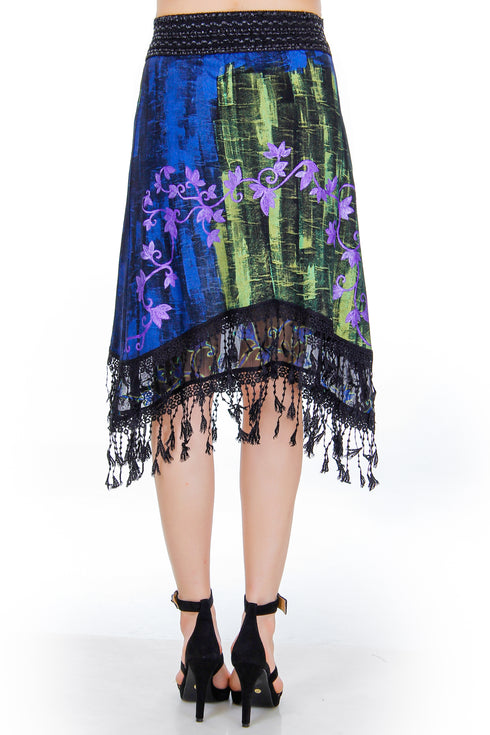 Fusta jerse pictata  Liza Panait Liza Panait Online Boutique